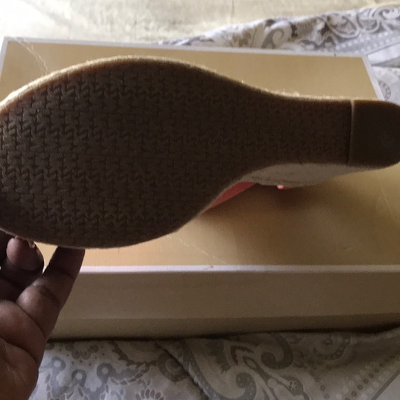 Damita wedge canvas Michael Kors sandal - Picture 2 of 3